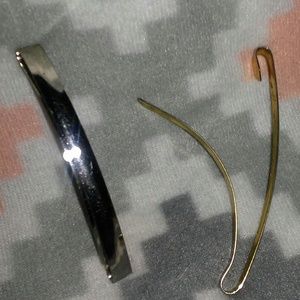 Gold & Silver hair clips